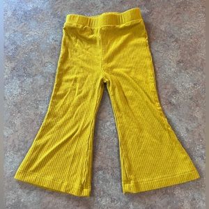 Kate Quinn mustard bell bottoms 12-18M